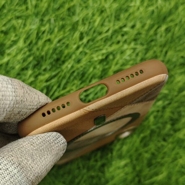 iPhone X Premium Skin Touch Magsafe Back Cover With Soft Cloth Inside - Image 3