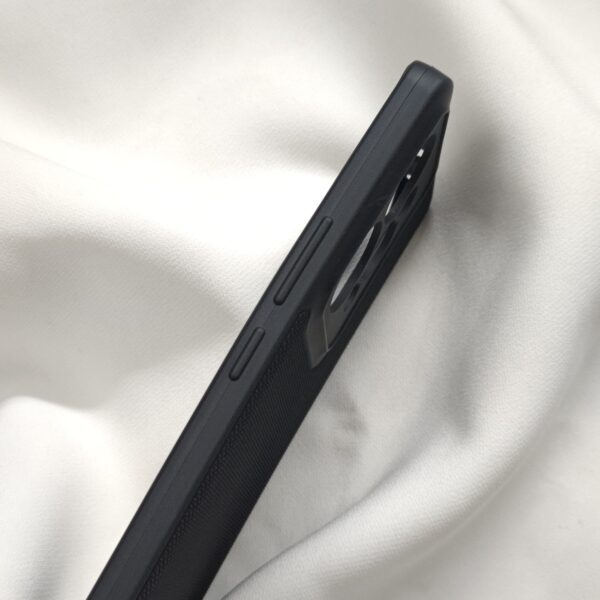 Realme 15 Pro Black Nilkin Back Cover with cloth inside - Image 3