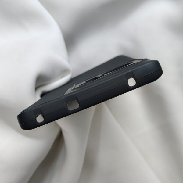 Realme 15 Pro Black Nilkin Back Cover with cloth inside - Image 5