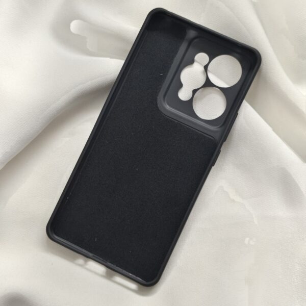 Realme 15 Pro Black Nilkin Back Cover with cloth inside - Image 6