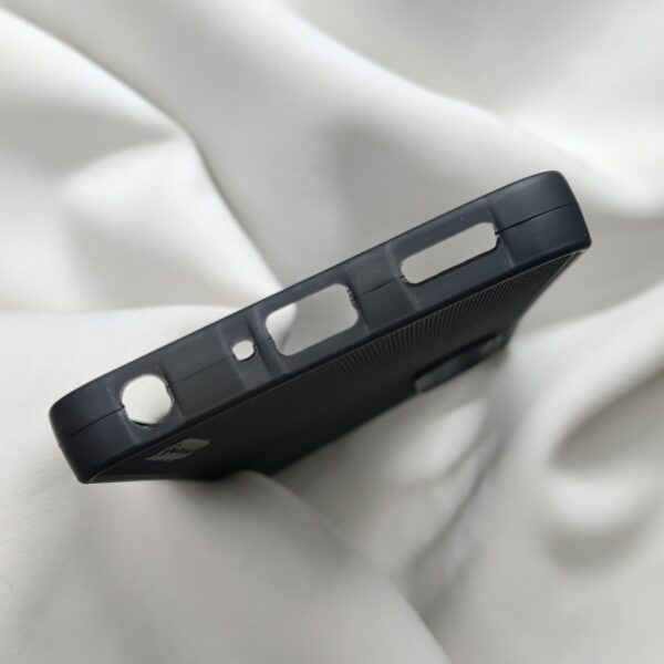 Oppo K13X Black Nilkin Back Cover with cloth inside - Image 4