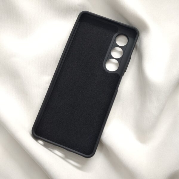 Oppo K13X Black Nilkin Back Cover with cloth inside - Image 5