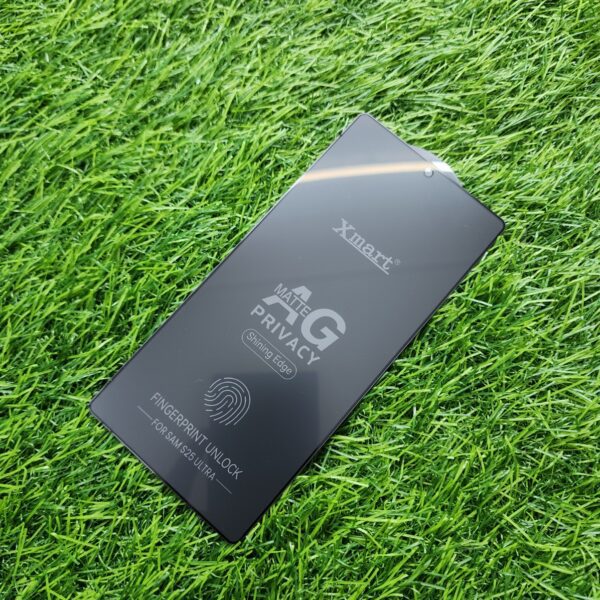 Samsung Galaxy S25 Ultra & S24 Ultra Matte Privacy Tempered Glass Xmart - Image 5