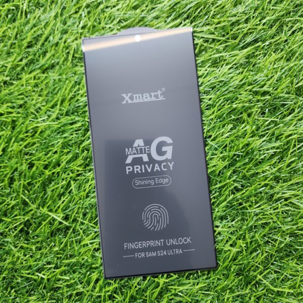 Samsung Galaxy S25 Ultra & S24 Ultra Matte Privacy Tempered Glass Xmart - Image 4