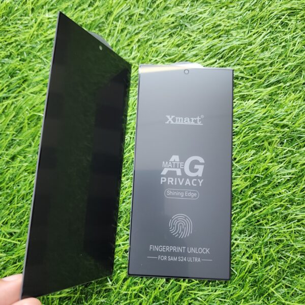 Samsung Galaxy S25 Ultra & S24 Ultra Matte Privacy Tempered Glass Xmart