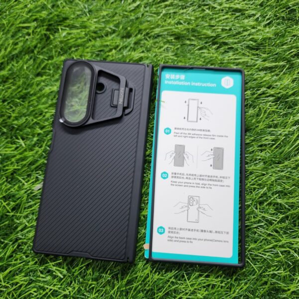 Samsung Galaxy Z Fold 7 Premium Foldable Camera Lens Back Cover - Image 5