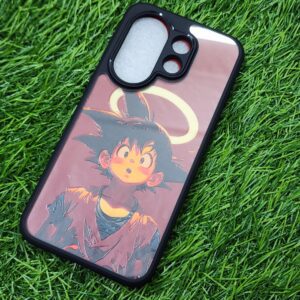 Vivo X200 FE Goku Skin with Doyer Transparent silicone Back Cover Anti Yellow
