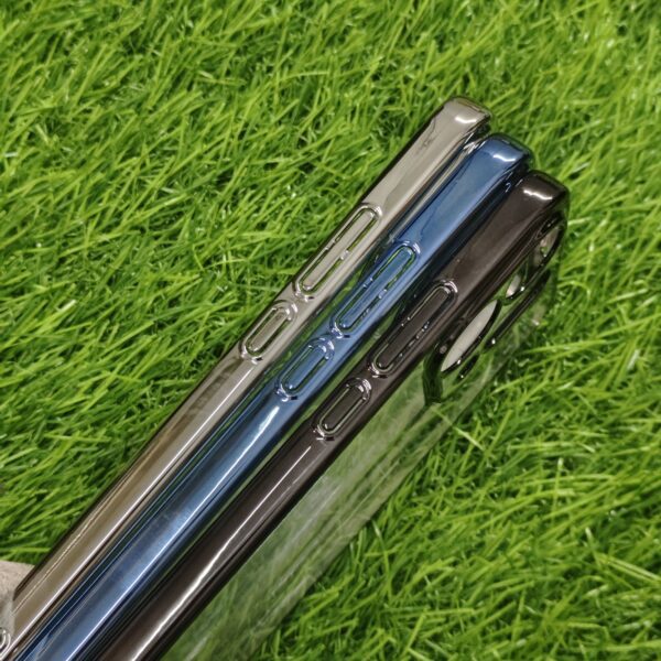 Oppo Reno 14 Stylish Transparent Chrome PC Hard Back Cover - Image 3