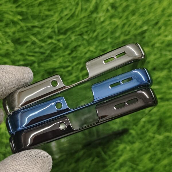 Oppo Reno 14 Stylish Transparent Chrome PC Hard Back Cover - Image 4