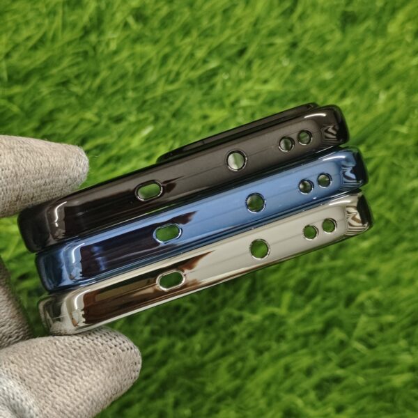Oppo Reno 14 Stylish Transparent Chrome PC Hard Back Cover - Image 5
