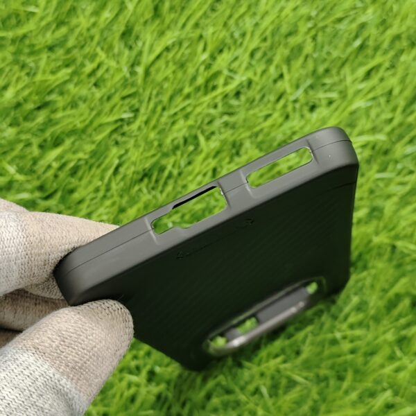 Realme Narzo 70 Turbo Black Nilkin ZAGG Back Cover with cloth inside - Image 4