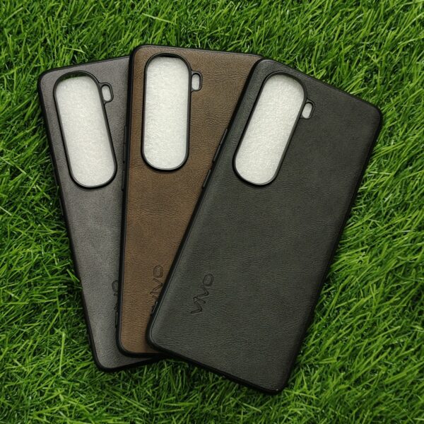 Vivo Y400 Pro Premium Leather Finish Back Cover