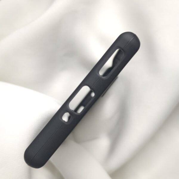 Tecno Pova Curve Black Nilkin Back Cover with cloth inside - Image 4