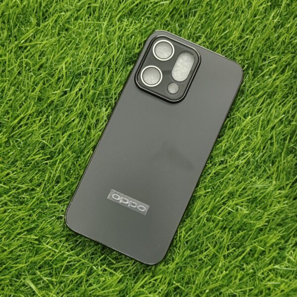 Oppo Reno 14 Pro Luxury Matte Chrome Finish Back Cover - Image 7
