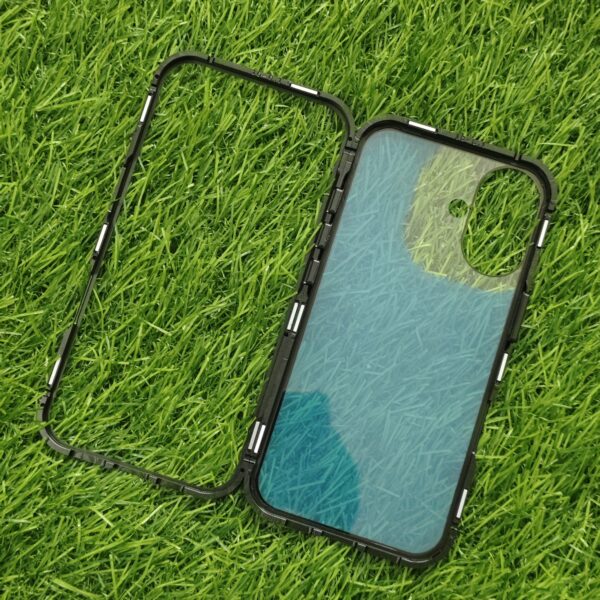 iPhone 16 Series 360 Magnetic Metallic Back Cover - Image 6