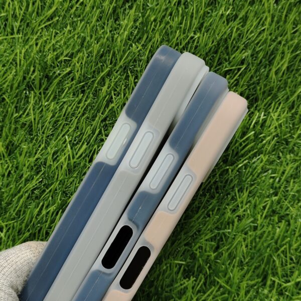 iPhone 16 15 14 13 Series Colourful Matte Silicon Back Cover With Soft Cloth Inside - Image 3