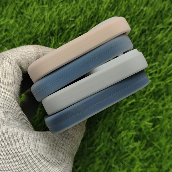 iPhone 16 15 14 13 Series Colourful Matte Silicon Back Cover With Soft Cloth Inside - Image 6
