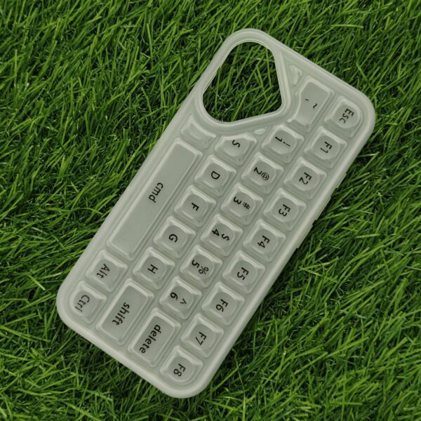 iPhone 16 15 14 13 Series Silicon Keyboard Style Back Cover - Image 6