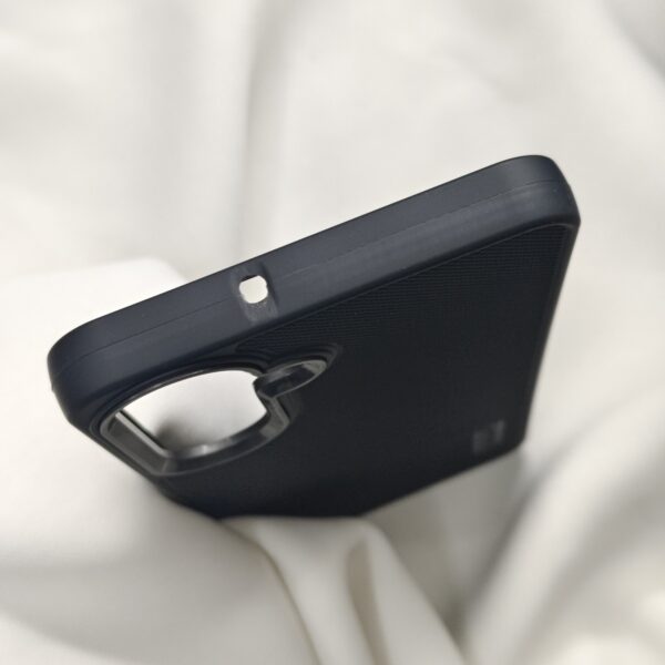 Samsung M56 Black Nilkin Back Cover with cloth inside - Image 5