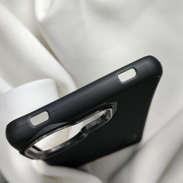 Vivo V60 Black Nilkin Back Cover with cloth inside - Image 5