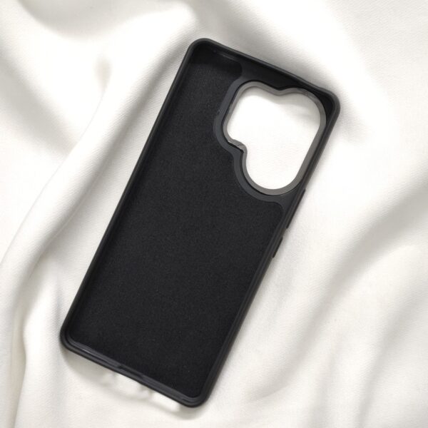 Vivo V60 Black Nilkin Back Cover with cloth inside - Image 6