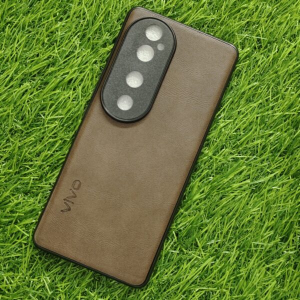 Vivo V40 & V40 Pro & V29 & V29 Pro & V29e & V27 & V27 Pro Premium Leather Finish Back Cover - Image 3
