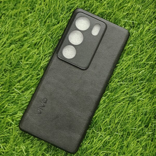 Vivo V40 & V40 Pro & V29 & V29 Pro & V29e & V27 & V27 Pro Premium Leather Finish Back Cover - Image 4