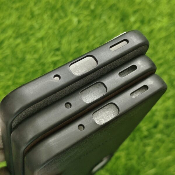 Samsung M56 Premium Leather Finish Back Cover - Image 4