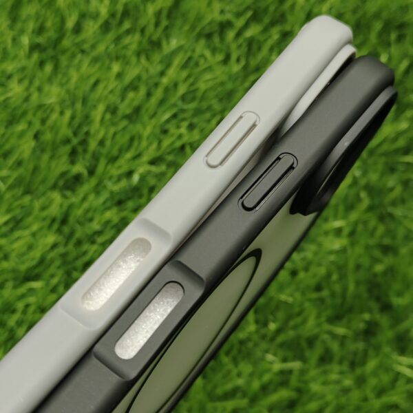 iPhone 16 15 14 13 Series Matte Paper Thin Side Silicon Back Cover No Magsafe - Image 3