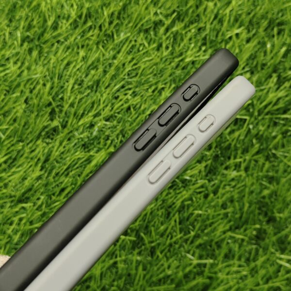 iPhone 16 15 14 13 Series Matte Paper Thin Side Silicon Back Cover No Magsafe - Image 5