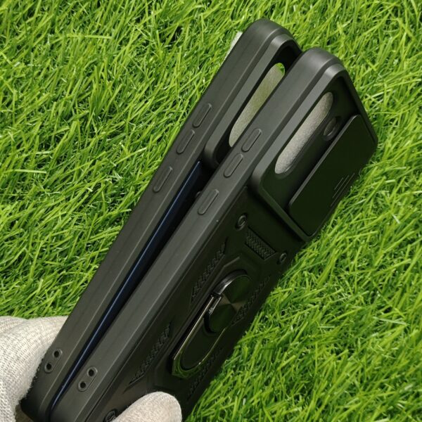Oneplus Nord CE 5 Shutter Armor Back Cover with ring holder - Image 3