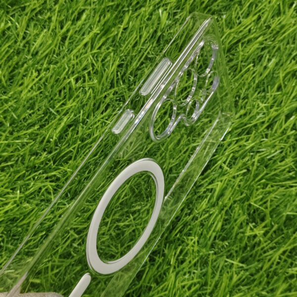 Samsung S25 Ultra OG Crystal Transparent MagSafe PC Hard Back Cover - Image 3