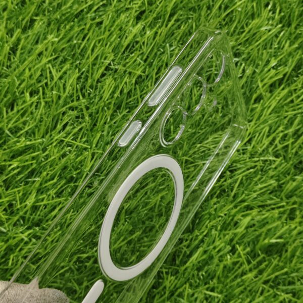 Samsung S25 OG Crystal Transparent MagSafe PC Hard Back Cover - Image 3