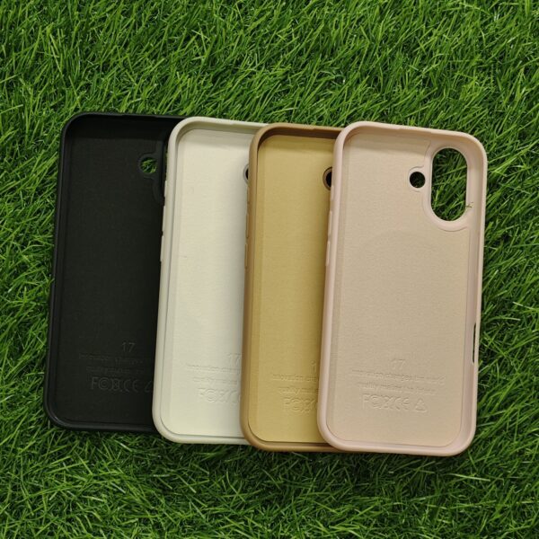 iPhone 17 & 17 Pro & 17 Pro Max Premium Silicon Beats Magsafe Back Cover With Soft Cloth Inside