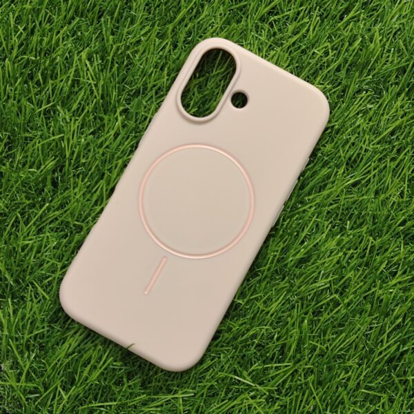 iPhone 17 & 17 Pro & 17 Pro Max Premium Silicon Beats Magsafe Back Cover With Soft Cloth Inside - Image 10
