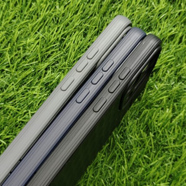Oppo Reno 14 Silicone Bumper Back Cover with soft cloth inside - Image 3