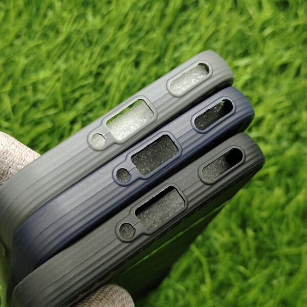 Oppo Reno 14 Silicone Bumper Back Cover with soft cloth inside - Image 4