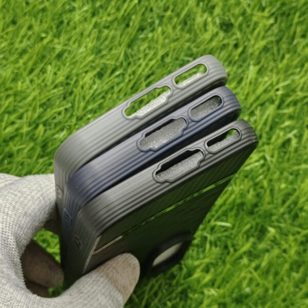 Vivo X200 FE Silicone Bumper Back Cover with soft cloth inside - Image 4
