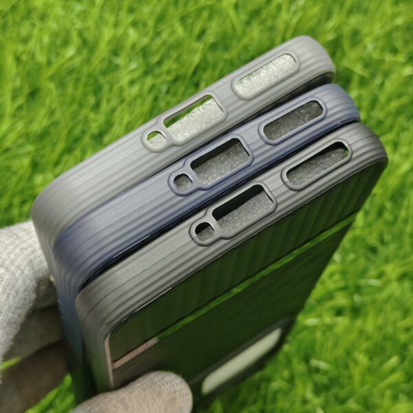 Realme P4 Silicone Bumper Back Cover with soft cloth inside - Image 4