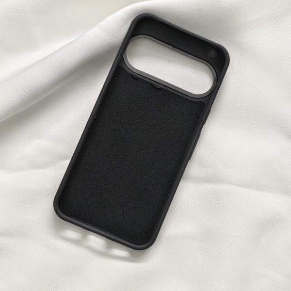 Google Pixel 10 & 10 Pro Black Nilkin Back Cover with cloth inside - Image 6