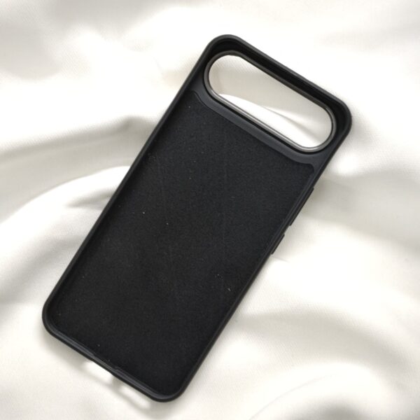 Tecno Pova Slim Black Nilkin Back Cover with cloth inside - Image 6