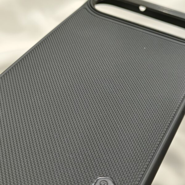 Tecno Pova Slim Black Nilkin Back Cover with cloth inside - Image 7
