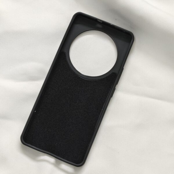Realme 12 Pro & 12 Pro Plus Black Nilkin Back Cover with cloth inside - Image 6