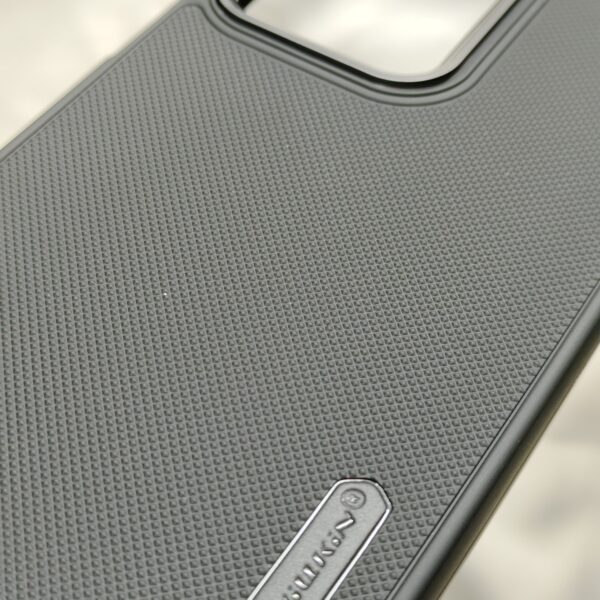 Redmi 15 Black Nilkin Back Cover with cloth inside - Image 7