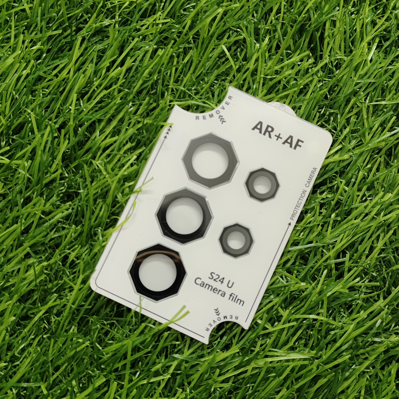 Samsung S24 Ultra Premium Hexagon Shape Camera Lens Protector - Image 5