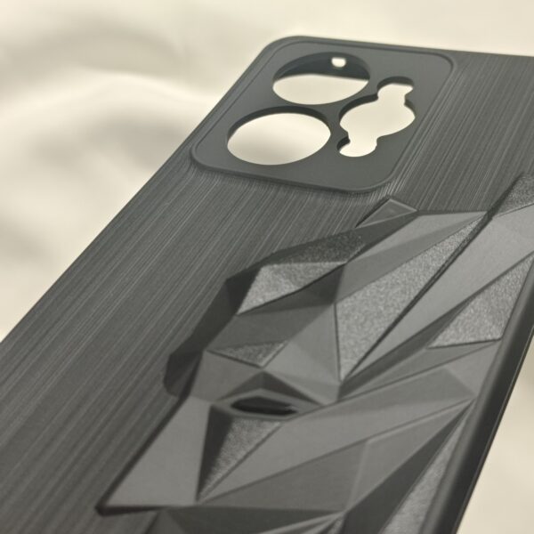 Realme 15 Stylish Black Batman Back Cover with cloth inside - Image 6
