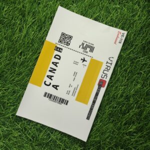 Canada Ticket Graphics 3D Design Texture Skin For OnePlus Mobile