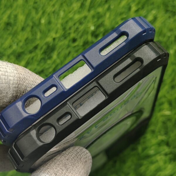 Realme 14X Premium Transparent Armour Magsafe Back Cover - Image 4