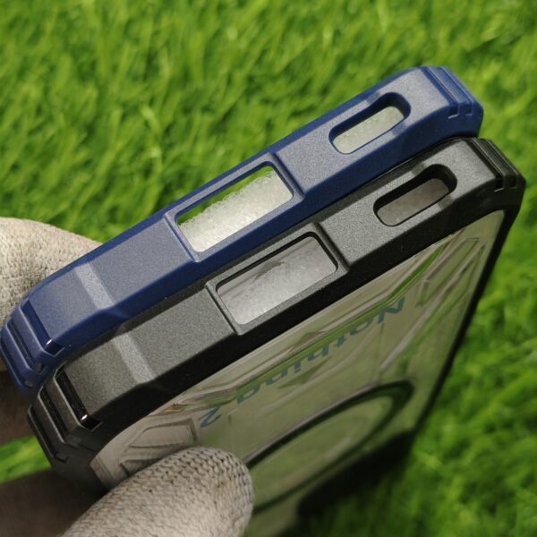 Nothing Phone 2 Premium Transparent Armour Magsafe Back Cover - Image 4