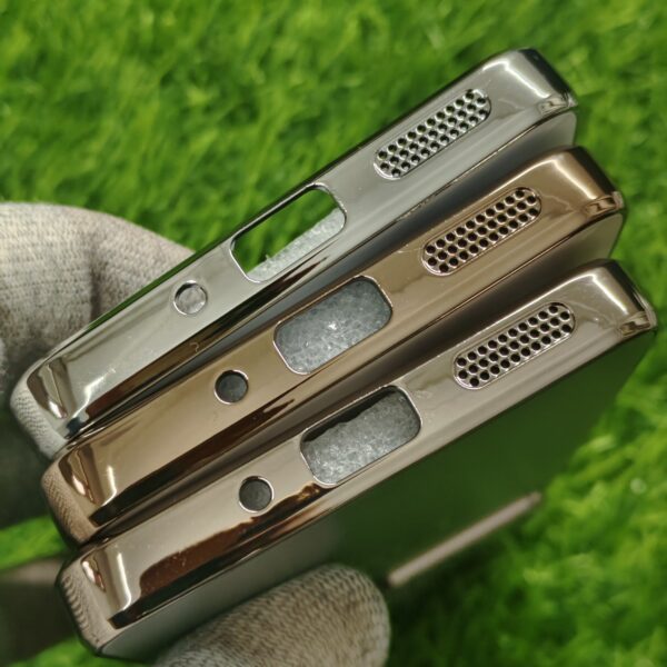 Motorola G86 & G86 Power Luxury Matte Chrome Finish Back Cover - Image 4